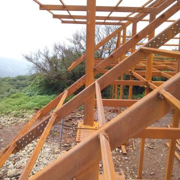 Steel Roof with opening Bungalow Project in Mahabaleshwar