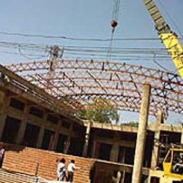 Circular truss roof in Goa