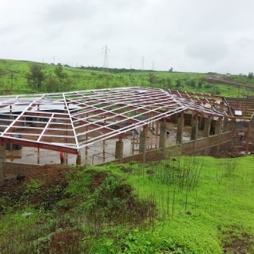 Kavya Buildcon, Khardi, Maharashtra-Wavy steel roof